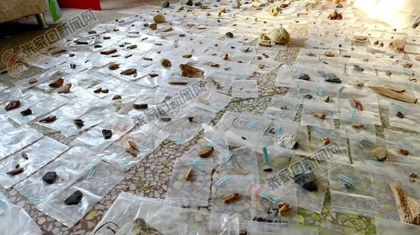 珠窝堡遗址现场。