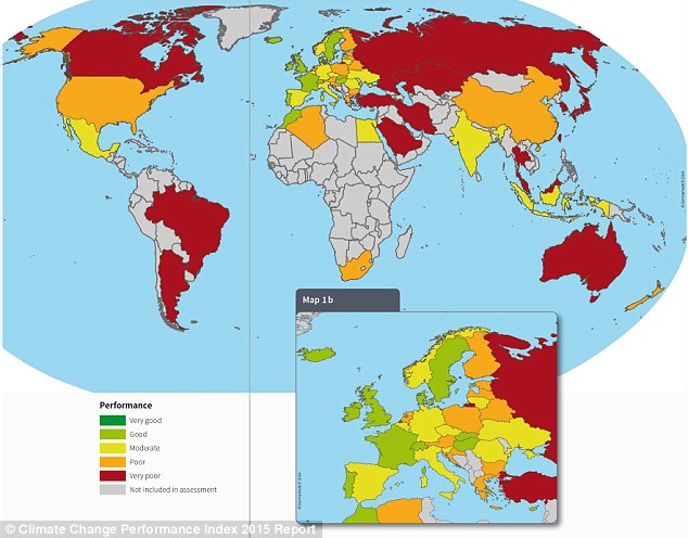 “德国观察”与欧洲气候变迁行动联盟发布年度气候变化绩效指数