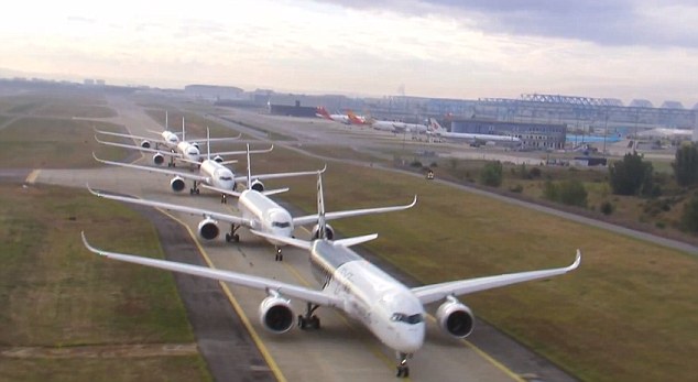 A350客机是波音777及787客机的对手。