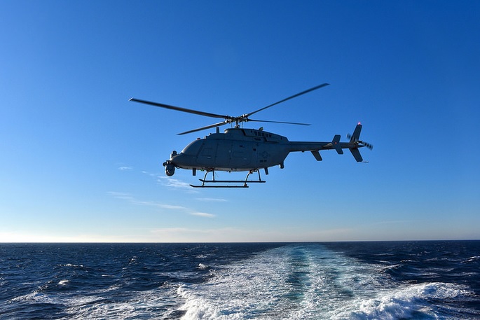 MQ-8C是美军新款无人直升机