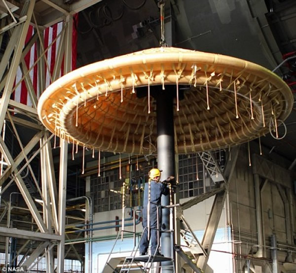 在研制这种新型充气隔热罩的过程中将需要运用大量新技术,因为未来用于将宇航员送上火星的飞船尺寸要远大于任何此前登陆这颗红色行星的飞船或探测器。