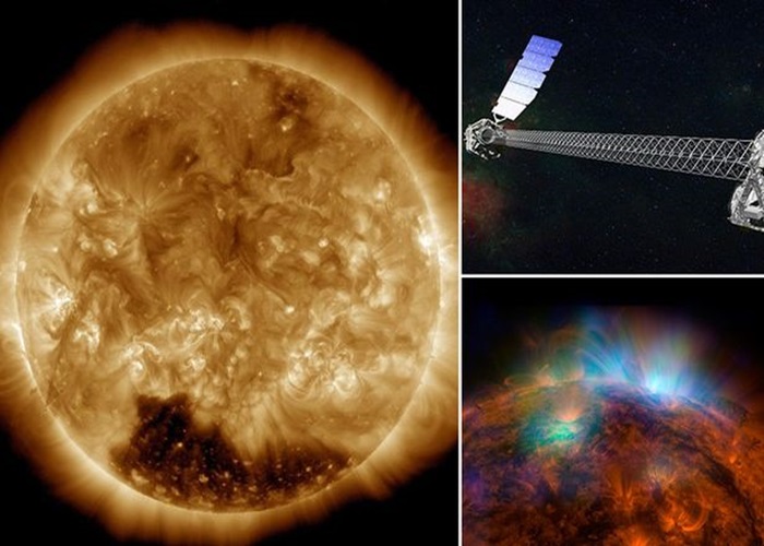 ����̫������(NASA)����ͼ����ʾ̫���϶���һ���޴�����ᶴ