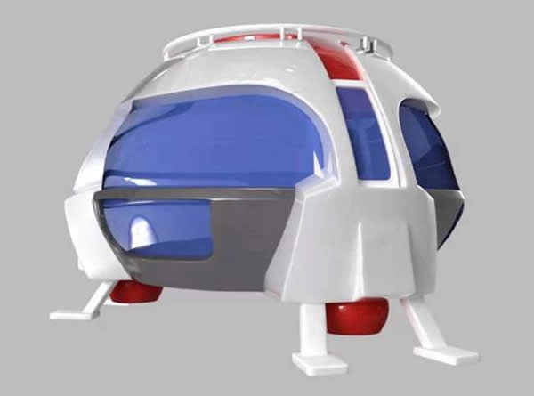 中国民间第一艘太空观光飞船外观造型公布