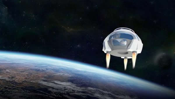 中国民间第一艘太空观光飞船外观造型公布