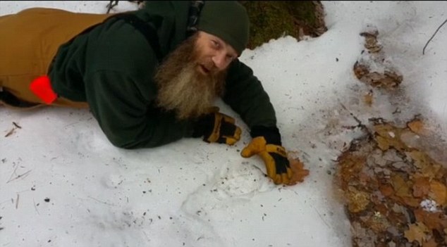 布罗克(图)指疑似大脚怪的脚印太完美。