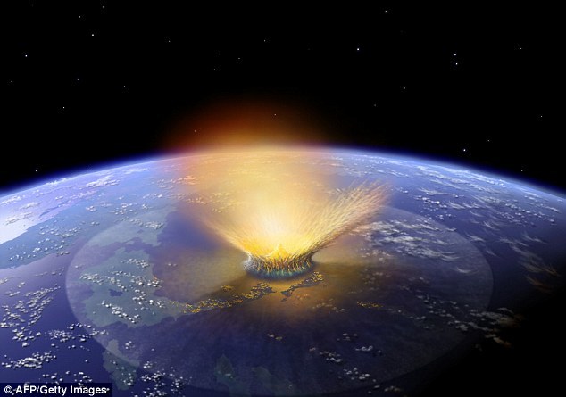 有科学家提出，彗星或小行星的撞击在地球表面上散落了大量的熔化玻璃和碳质球体。