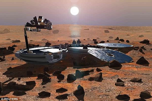 ����2002��5��������һ��ʾ��ͼ��չʾ���ڻ��Ǳ��湤����Ӣ��������Ȯ-2�š�̽���������ƻ����ҷɴ�Ӧ��2003���ʥ���ڵ�����½����