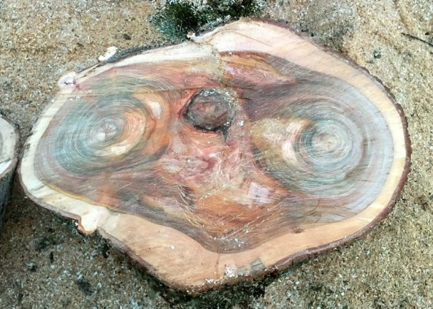 木纹的两个圆圈,犹如“E.T.”的双眼。