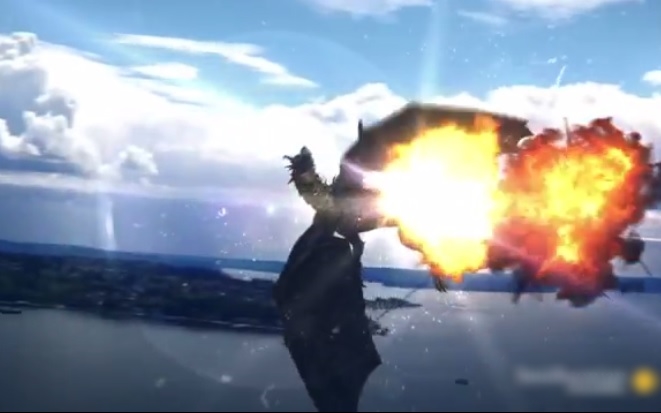 导弹击中喷火飞龙