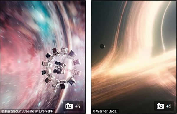 根据一项最新研究得到的结果,科学家们宣称将有可能像热映电影《星际穿越》中所展现的那样,通过虫洞穿越时空