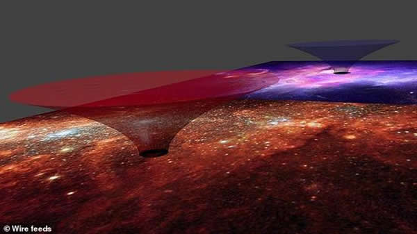 此前的观点认为自然界存在的任何黑洞都正是存在于时空之中的“微型裂口”。然而这项最新研究的观点则认为我们银河系中心的超大质量黑洞应当足够大,可以容纳一艘飞船从中穿