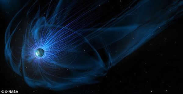 过去200年时间里,地球的磁场减弱了15%。在磁场减弱情况下,地球将进一步暴露在太阳风的侵袭中。太阳风能够让臭氧层形成孔洞。这种影响极具破坏性,不仅能够破坏电网