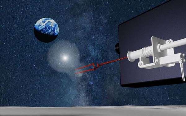 长枪将由美国发射火箭带上太空。图为构想图。