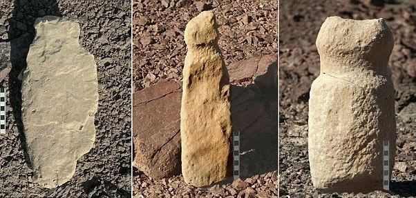专家考挖出多个阴茎状石雕