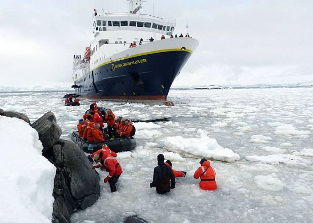 高迪尔岛人迹罕至,全年平均气温只有摄氏零下10度。
