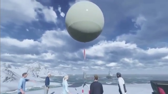西班牙巴塞罗那科学家计划用气球将相机升上平