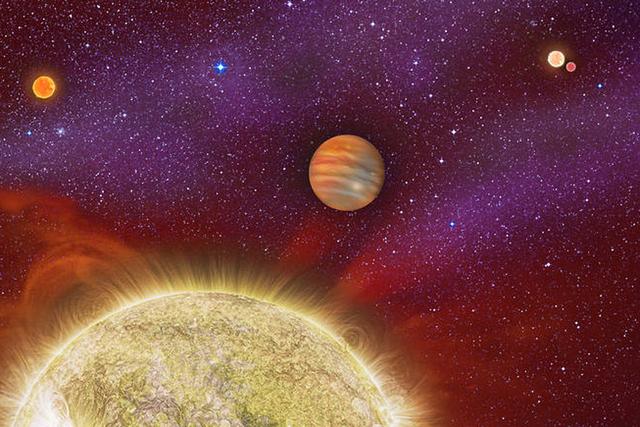 如果我们从多恒星系统中看这个世界,就会发现白天可以看到天空中有许多太阳