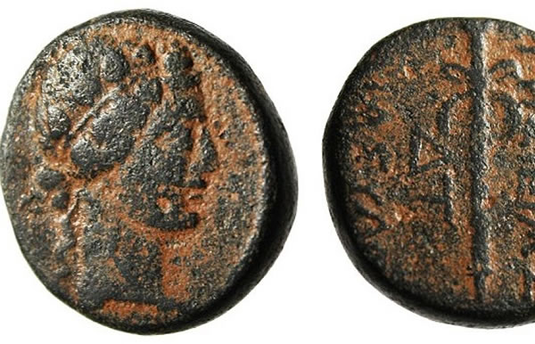 IS将由博物馆及古迹抢来的古文物偷运出境,然后放到互联网上拍卖套现,图为敍利亚古代钱币。