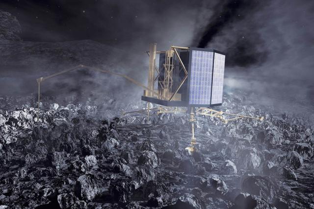 莱菲着陆器目前处于彗星上温度较低的悬崖附近,每天可获得大约1.3小时的光照。