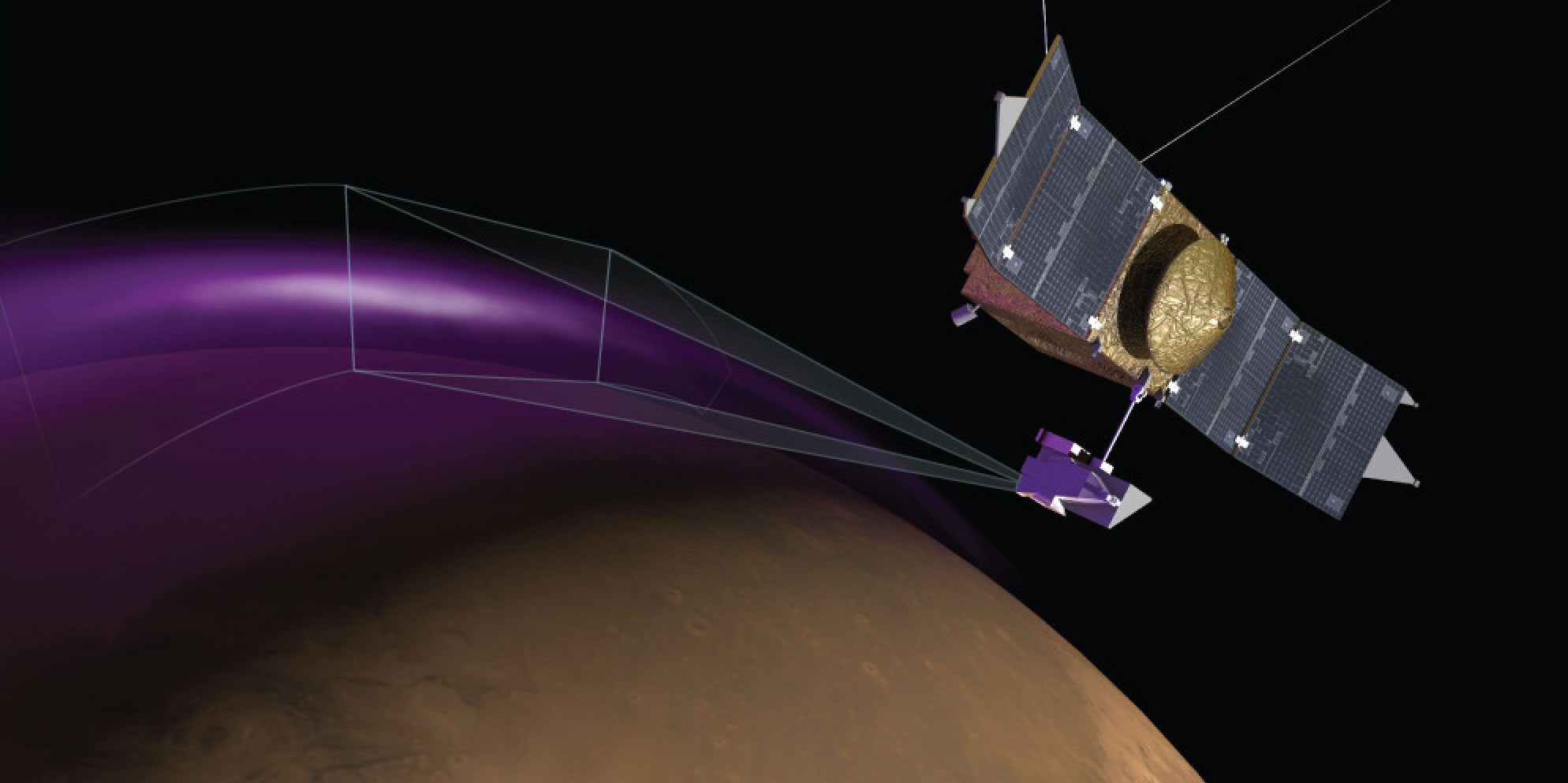 火星上空发现奇怪灰尘云和明亮极光