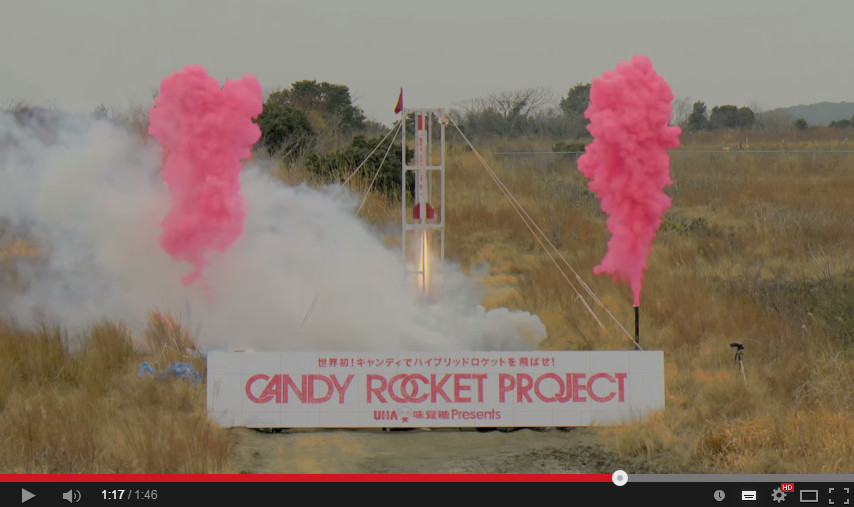 日本科学团队用20颗糖果当燃料发射火箭