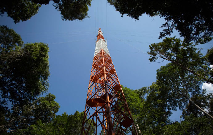 亚马逊高塔天文台(ATTO)研究原始空气污染情况