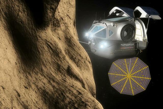 科学家想出了各种捕获小行星的途径,比如用巨大的网格包裹小行星,再把这个巨大的“快递”送往地球