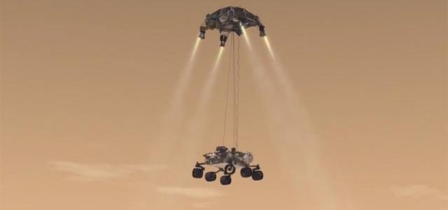 2012年8月好奇号成功登陆火星