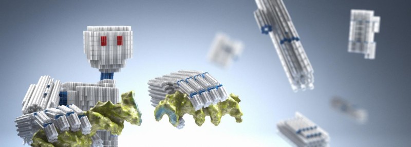 利用DNA折纸术创造动态纳米机器工具箱