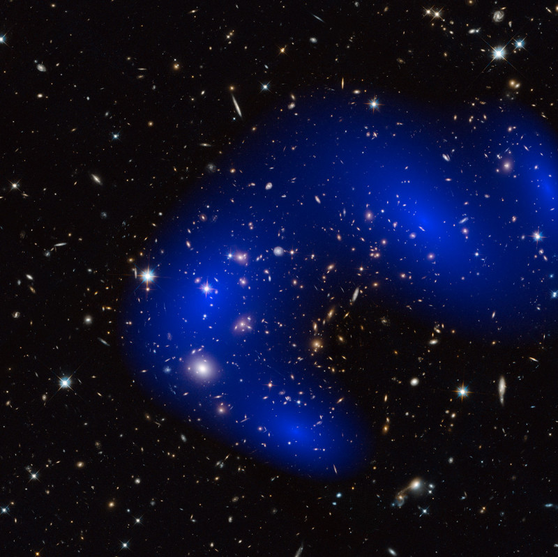研究结果显示暗物质彼此相互作用的程度可能比之前预想的还要少