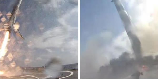 火箭的第一级未能精准着陆