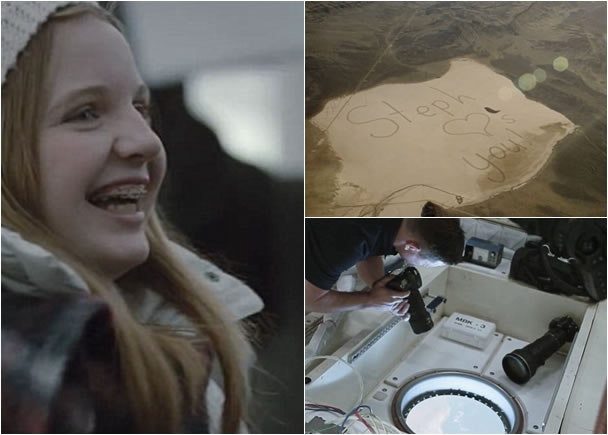 斯特凡妮(左)构思特别的方法,向父表达爱意。