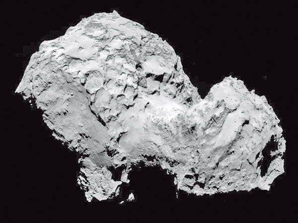 目前研究发现67P彗星没有磁力