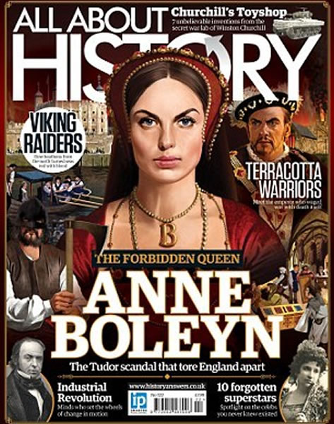 22期《关于历史》杂志封面。感兴趣的读者可以阅读这一期刊登的文章《丘吉尔:英国的疯狂科学家》,进一步了解“丘吉尔的玩具店”。