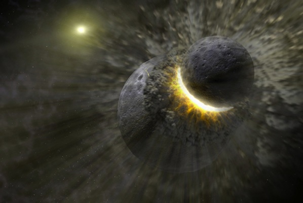 一颗水星类型的富含硫元素天体曾经撞击地球 促进地球形成早期金属内核