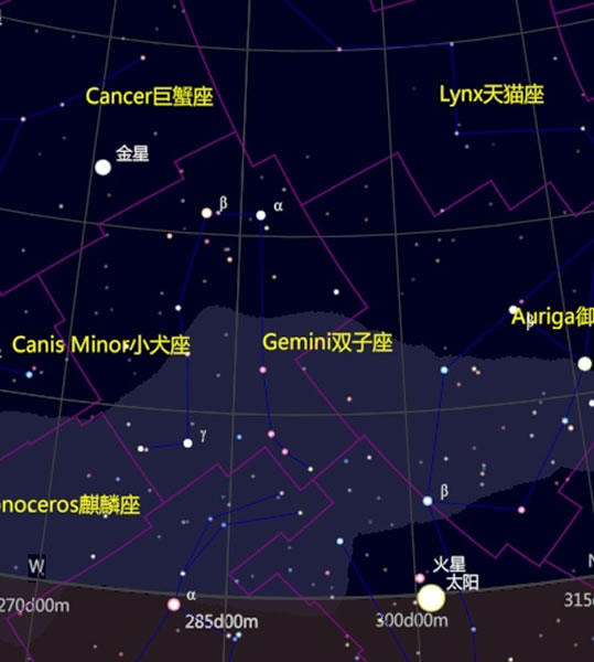 2015年6月7日金星东大距