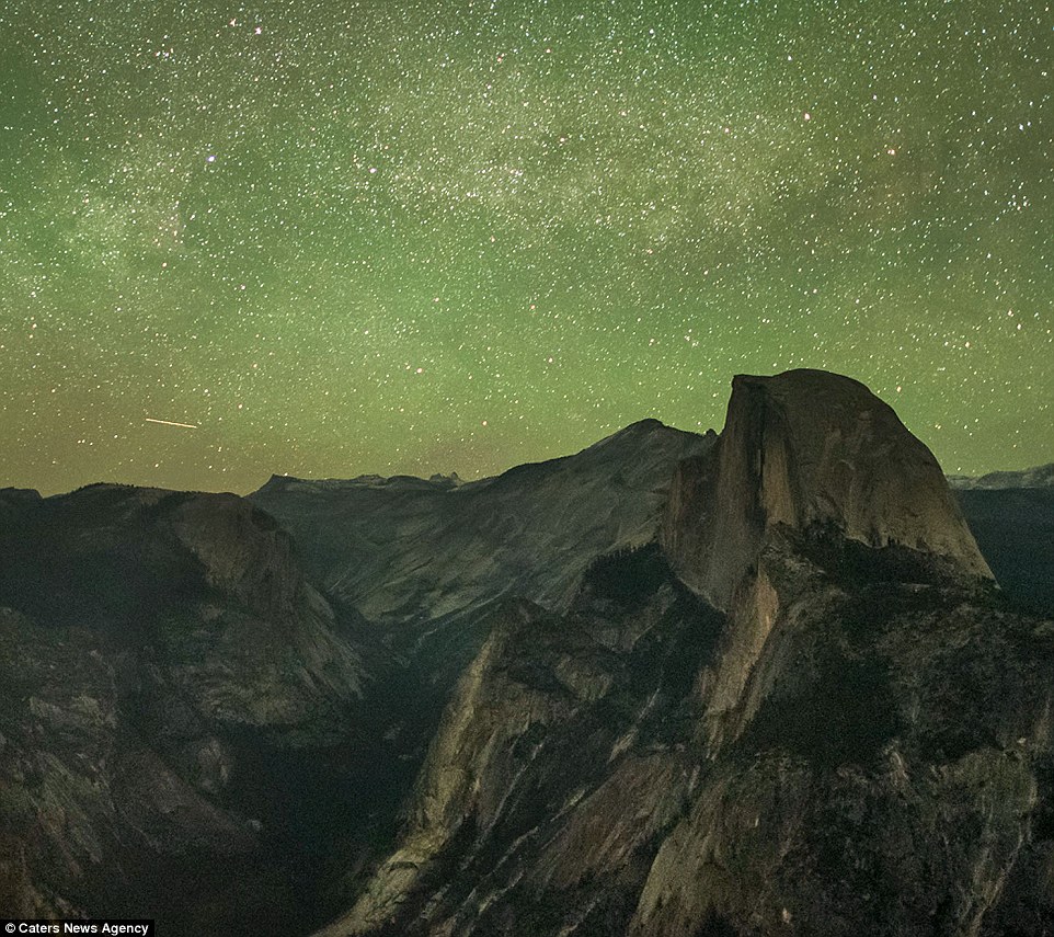 约塞米蒂国家公园远离城市灯光污染,在这里可以欣赏到令人难以置信的美丽夜空。