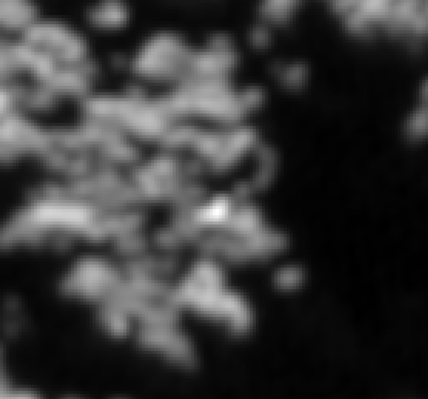 图像中的亮点可能就是失踪的菲莱着陆器