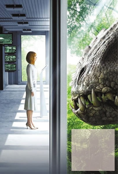 《侏罗纪世界》女主角穿高跟鞋与恐龙斗智斗勇跑全程