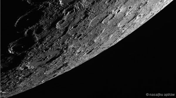 在朝阳的一面,水星的地表温度可以达到惊人的430摄氏度