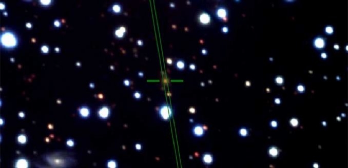 澳洲射电望远镜捕捉到PKS B1740-517星系50亿年前发出的电波