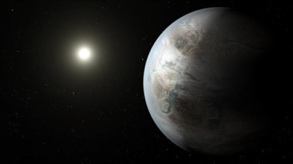 ����ʾ��ͼ��Kepler-452b���״η������˾Ӵ���Χ��һ����̫���������У��������������ӽӽ���ϵ�����ǡ��������ȵ����Լ60%�����ڡ��������򡱣�����Լ1