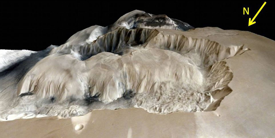 峡谷的边缘是由于地层运动而形成的高崖