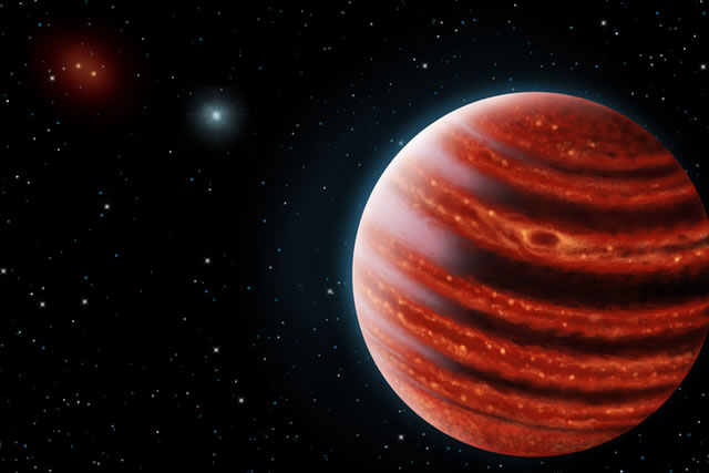 51波江座b的温度也是最冷的,仅有800摄氏度,大气中存在甲烷的信号