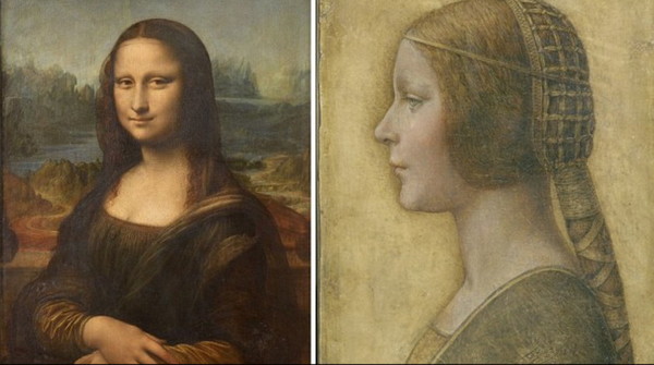 达芬奇的《蒙娜丽莎》与《美丽公主》同样使用“晕涂法”来创造神秘微笑