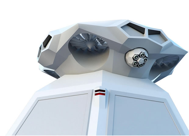 船上配备激光武器,对付敌方来袭的导弹。