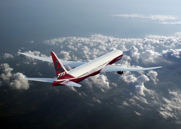 波音将生产号称全球最大的777-9X型号客机,翼展长达72米。