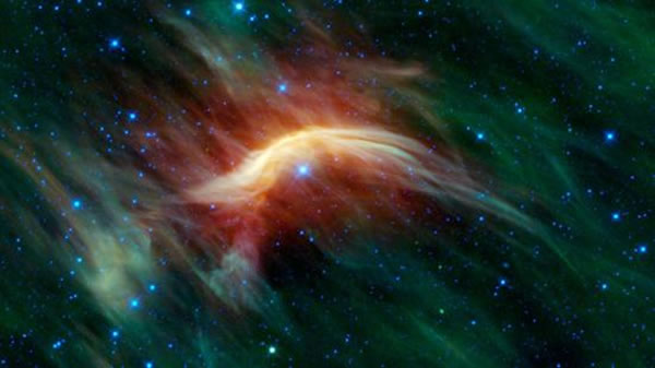 蛇夫座ζ星，一颗穿越太空的超高速恒星。
