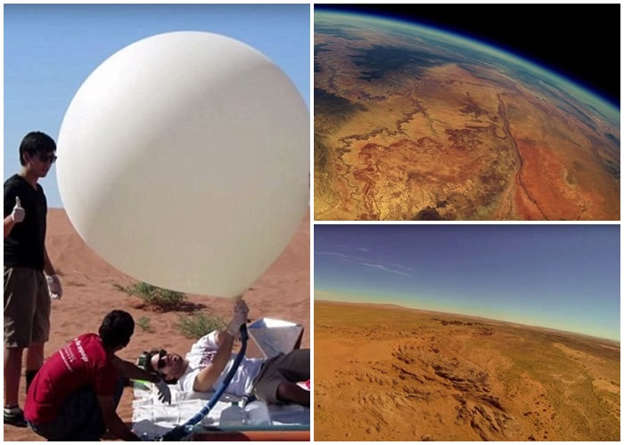 布赖恩‧陈把他们预备气球升空的过程，及镜头所拍得的影像制成影片。