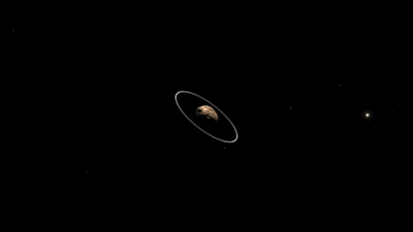 半人马族小行星“女凯龙星”(Chariklo)也有光环